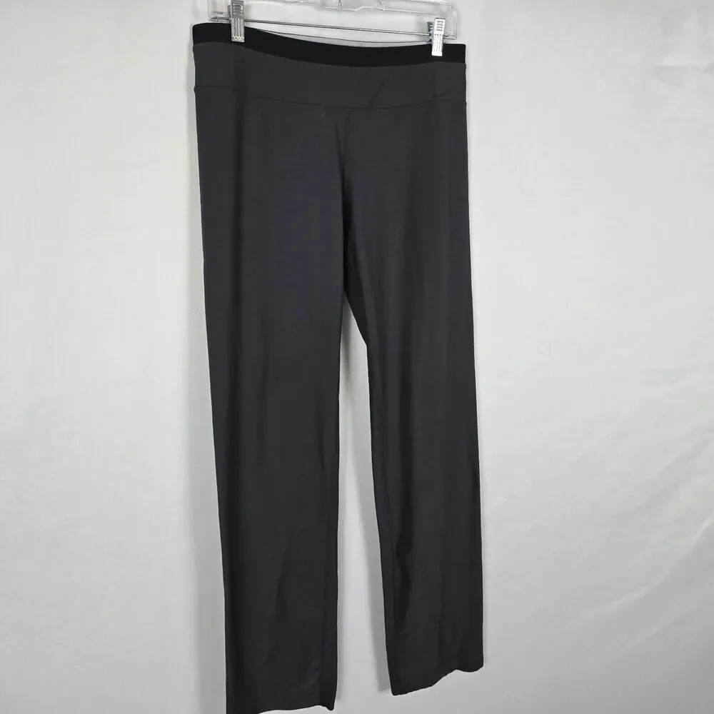 Nike Jogger Pants Women's XL Dark Gray Pull On Straight Leg Just Do It Stretch